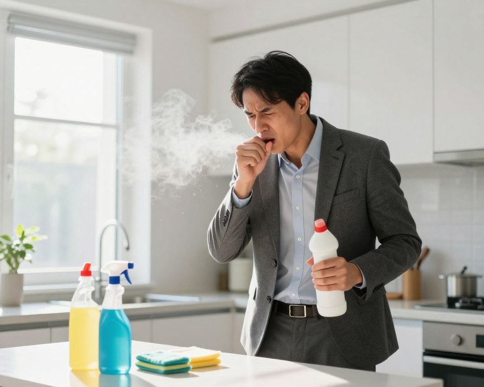 cleaning product fume exposure