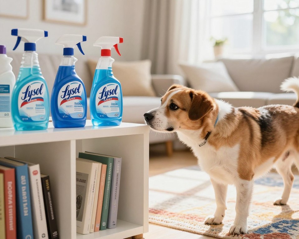 lysol cleaning products and pets