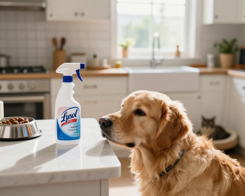 risks of lysol exposure to dogs