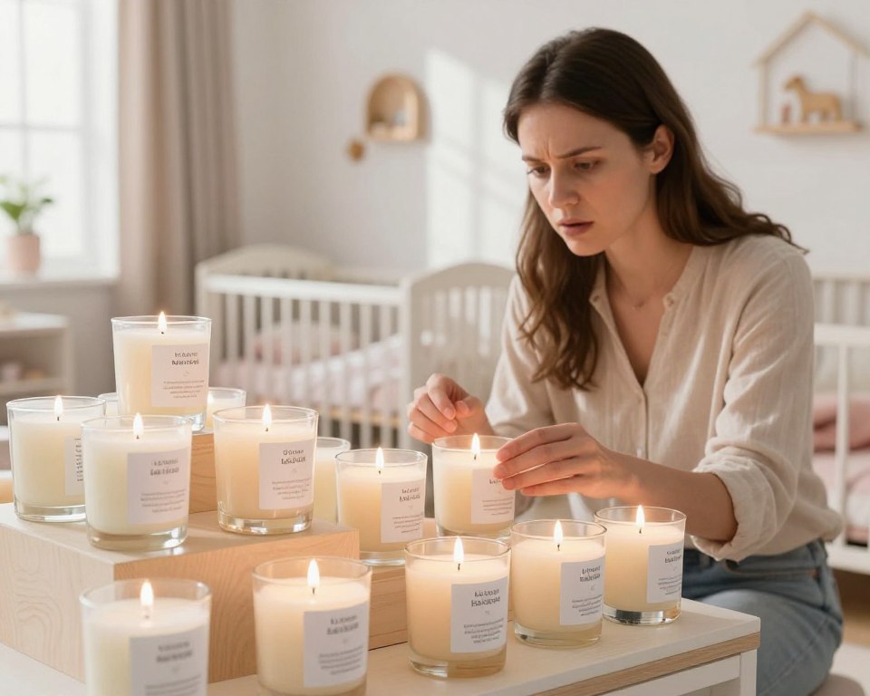 scented candle precautions for babies