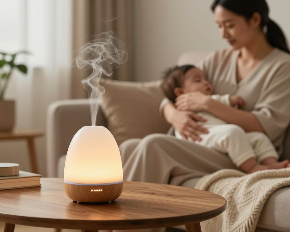 using essential oil diffuser with babies