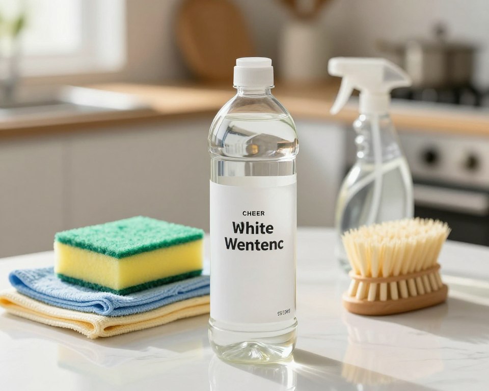 white vinegar cleaning solution