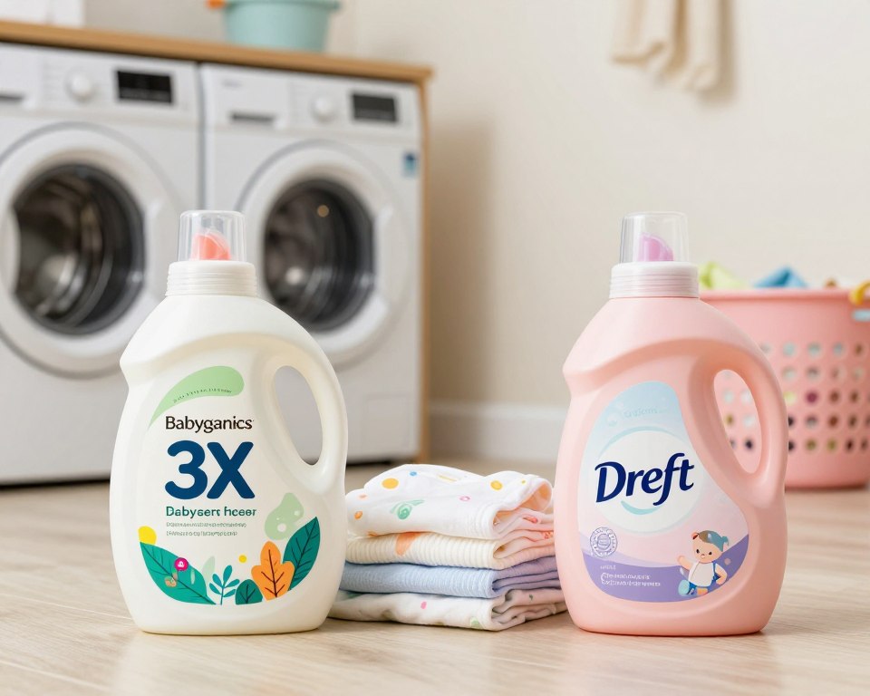 Babyganics 3X Laundry Detergent vs. Dreft