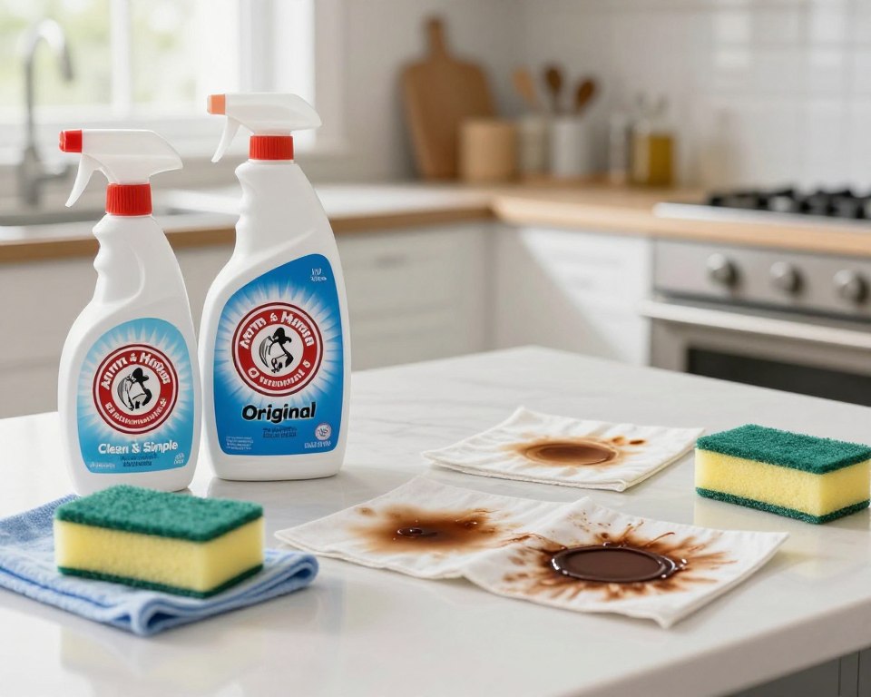 Evaluating cleaning power on common household stains Evaluating cleaning power on common household stains