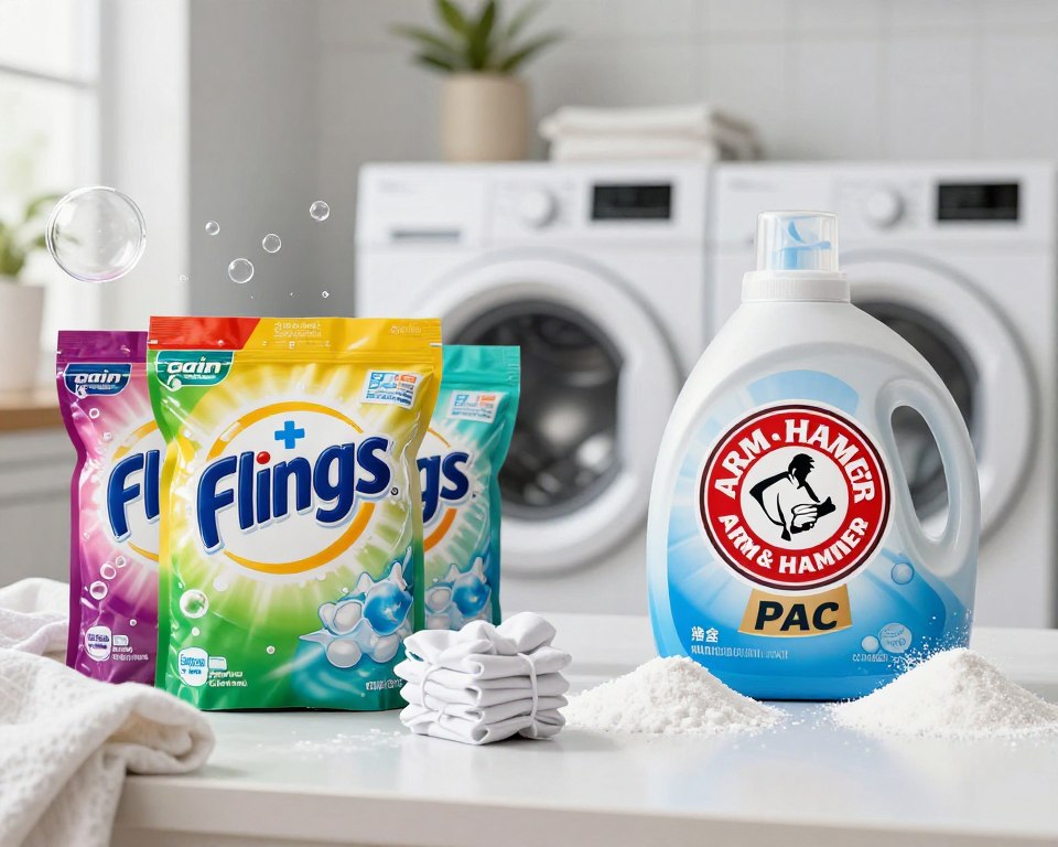 Gain Flings vs. Arm & Hammer Pacs Gain Flings vs. Arm & Hammer Pacs