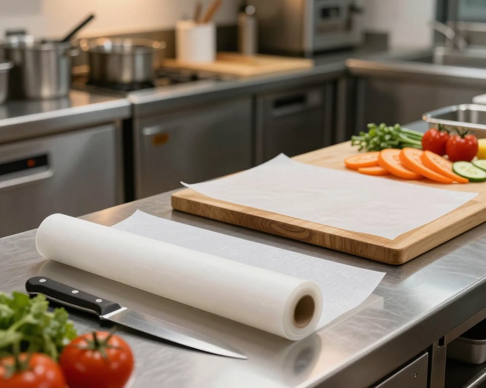 Wax paper in professional culinary environments Wax paper in professional culinary environments