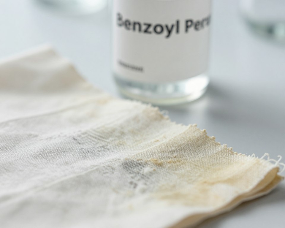 benzoyl peroxide bleach fabric