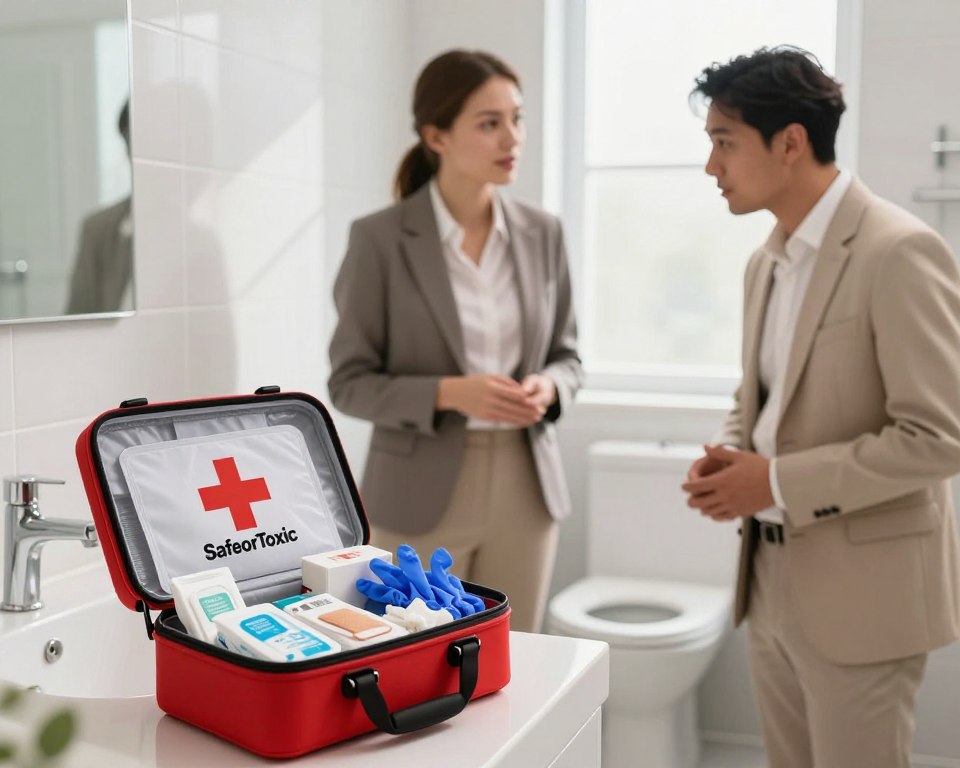 first aid for toilet exposure