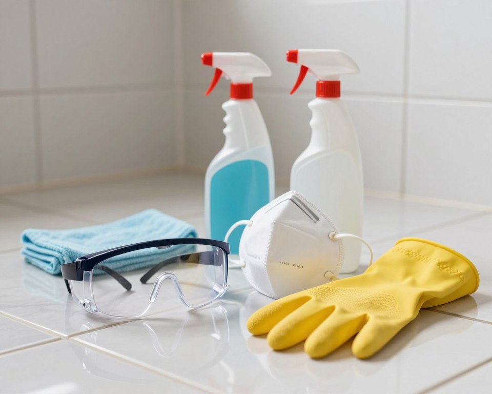 protective gear for cleaning tile