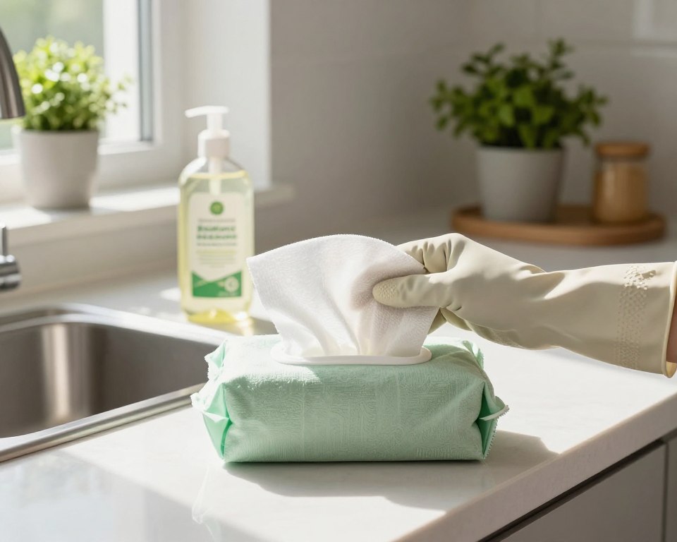 reusable cleaning wipe safer chemical