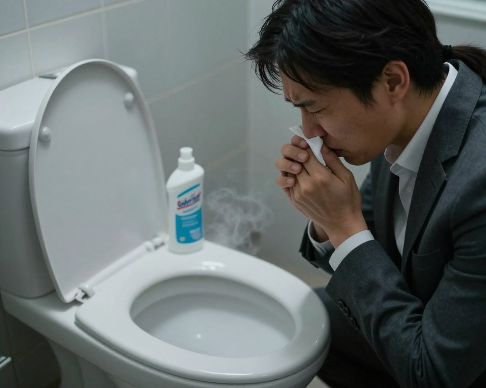 toilet exposure symptoms