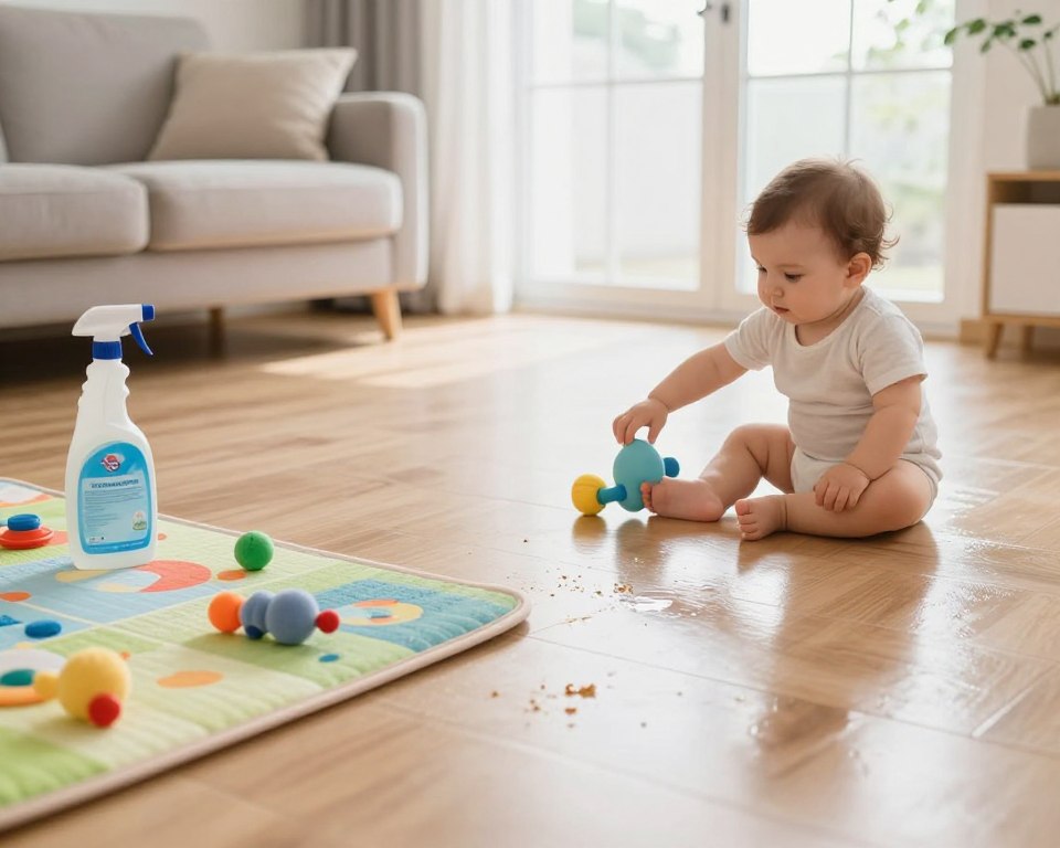 Are Cleaning Product Residues on Floors Safe for Babies?