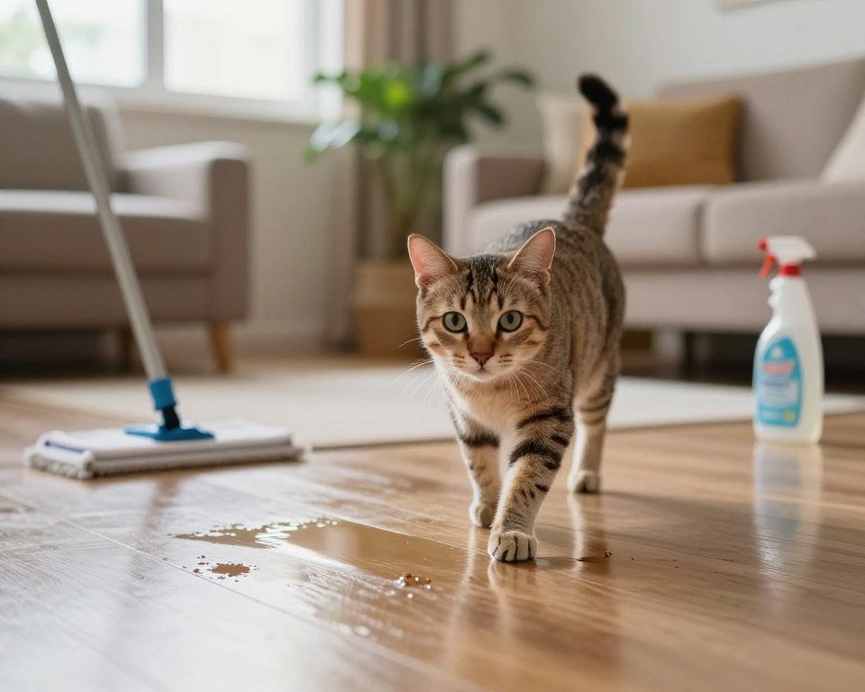 Can Cats Get Poisoned by Walking on Freshly Cleaned Floors?