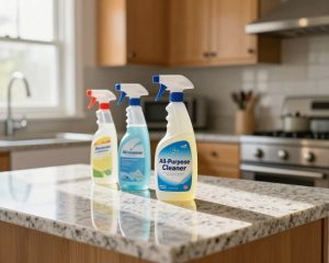 How Long Do Cleaning Chemicals Stay on Kitchen Countertops?